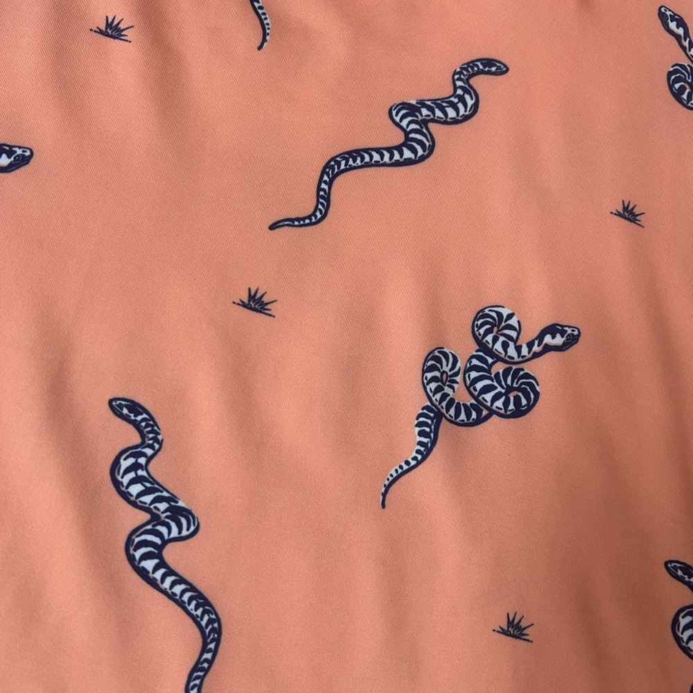 BAD BIRDIE Men’s Sidewinder Snake Golf Polo - Picture 3 of 11